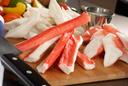 Oyster Bay All White Imitation Crab Meat, 2.5 Pound -- 12 per case.
