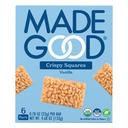 Madegood Vanilla Crispy Squares, 6 count -- 6 per case