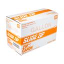 ZipGards Clear Disposable Slider Zipper Bag, 10.5 x 11 inch -- 250 per case.