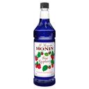 Monin Blue Raspberry Premium Gourmet Syrup, 1 Liter -- 4 per case.
