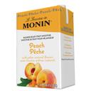 Monin Blender Ready Peach Fruit Smoothie Mix, 46 Ounce -- 6 per case.