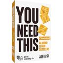 You Need This Cheddar Almond Flour Crackers, 3.5 Ounce -- 6 per case
