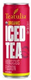 Teatulia Organic Hibiscus Fusion Iced Tea, 12 Ounce -- 12 per case
