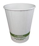 World Centric Compostable Double Wall Paper Hot Cup, 12 Ounce -- 1000 per case.
