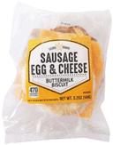 Grand Prairie Foods Sausage Egg and Cheese Biscuit Sandwich, 4.5 Ounce -- 24 per case