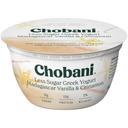 Chobani Less Sugar Vanilla Cinnamon Greek Yogurt, 5.3 Ounce -- 12 per case.