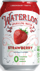Waterloo Strawberry Flavor Sparkling Water, 144 Fluid Ounce -- 2 per case