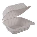 Empress Earth Natural Mineral Filled Polypropylene Hinged Container, 6 x 6 x 3 inch -- 300 per case.