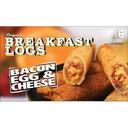 Original Breakfast Logs Bacon Egg and Cheese Breakfast Log, 6 count -- 12 per case