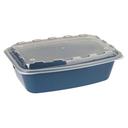 Cubeware Rectangle Plastic Container with Clear Vented Lid Combo Pack -- 150 set per case