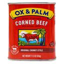 Ox and Palm Original Flavored Chunky Style Corned Beef, 11.5 Ounce Tapered Can -- 12 per case
