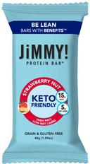 JiMMY Keto Strawberry Macadamia Protein Bar, 1.59 Ounce - 12 count per pack -- 12 packs per case