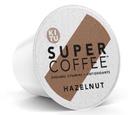 Super Coffee Pods Organic K Cup Hazelnut Enhanced Coffee - 10 count per pack -- 6 packs per case