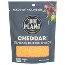 Good Planet Foods Cheddar Style Olive Oil Cheese Shreds, 7 Ounce -- 7 per case