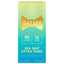 Gatsby Sea Salt Extra Dark Chocolate Bar, 2.8 Ounce -- 144 per case