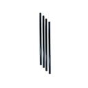 StrawFish Black Cocktail Unwrapped Biodegradable Stirrer, 4.75 inch 3mm -- 5000 per case