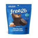 Free2b Dark Chocolate Sea Salt Caramel Mini Cup, 3.5 Ounce -- 6 per case
