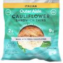 Outer Aisle Italian Cauliflower Sandwich Thins, 6.75 Ounce -- 12 per case