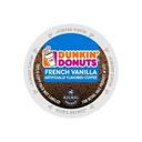 Dunkin Donuts Light Roast French Vanilla K-Cup Pod, 22 count -- 4 per case