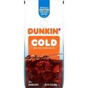 Dunkin Cold Roast and Ground Coffee, 10 Ounce -- 6 per case
