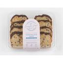 Simply Joys Bakery Iced Chocolate Chip Sliced Cake, 10 count -- 10 per case