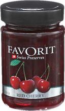 Favorit Red Cherry Swiss Preserve, 12.3 Ounce -- 6 per case