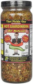 That Pickle Guy Minced Hot Giardiniera, 16 Fluid Ounce -- 12 per case