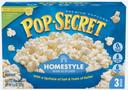Pop Secret Homestyle Natural Butter Popcorn, 9.6 Ounce -- 6 per case.