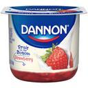 Dannon Fruit on the Bottom Strawberry Low Fat Yogurt, 5.3 ounce -- 12 per case