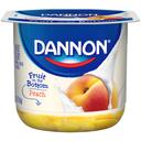Dannon Fruit on the Bottom Peach Yogurt, 6 Ounce -- 12 per case.