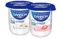 Dannon Creamy Strawberry and Vanilla Twin Pack Yogurt, 4 Ounce -- 48 per case.