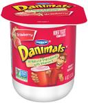 Danimals Strawberry Nonfat Yogurt , 4 Ounce Cup -- 48 per case.