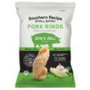 Southern Recipe Small Batch Spicy Dill Pork Rinds, 2 Ounce -- 6 per case
