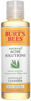 Burts Bees Natural Acne Solutions Purifying Cleanser, 5 Fluid Ounce -- 12 per case
