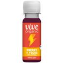 Vive Organic Energy Plus Focus Shot, 2 Fluid Ounce -- 12 per case