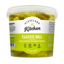 Cleveland Kitchen Dill Garlicy Pickle Chip, 24 Ounce Jar -- 12 per case