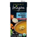 Imagine Organic Low Sodium Vegetarian No Chicken Broth Soup, 32 Fluid Ounce -- 6 per case