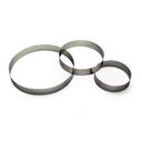 Gobel Stainless Steel Custard Rings, 3.9 inch Dia x 1.4 inch Cavity