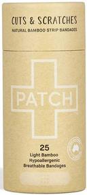Patch Natural Light Bamboo Adhesive Bandage - 25 count per pack -- 3 packs per case