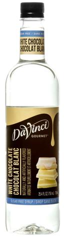 Davinci Gourmet Sugar Free White Chocolate Syrup, 750 Milliliter -- 4 per case