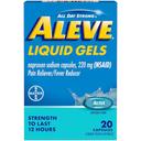Aleve Liquid Gel Capsules - 20 per pack -- 36 packs per case