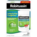 Robitussin Soft Chew Long Acting Cough Gels, 20 count -- 24 per case