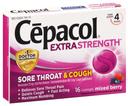 Cepacol Extra Strength Mixed Berry Sore Throat and Cough Lozenges - 16 count per pack -- 24 packs per case