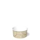 Graphic Packaging Champagne PE Coated Paper Food Container, 6 Ounce Capacity -- 1000 per case