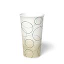 Graphic Packaging Champagne Tall PE Coated Paper Cold Cup, 24 Ounce Capacity -- 1000 per case