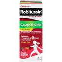 Childrens Robitussin Fruit Punch Flavor Cough and Cold Syrup, 4 Ounce Bottle -- 24 per case