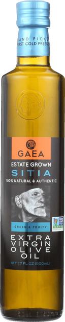 Gaea Sitia Extra Virgin Olive Oil, 17 Ounce -- 6 per case