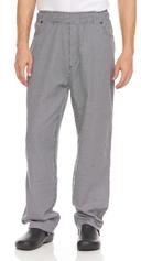 Hey Chef Houndstooth Extra Small 3 Pocket Elastic Waist Zipper Fly Pant