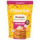Flourish Birthday Cake Protein Pancake Mix, 16 Ounce -- 8 per case