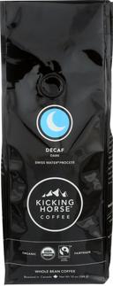 Kicking Horse Decaf Dark Roast Whole Bean Coffee, 10 Ounce -- 6 per case